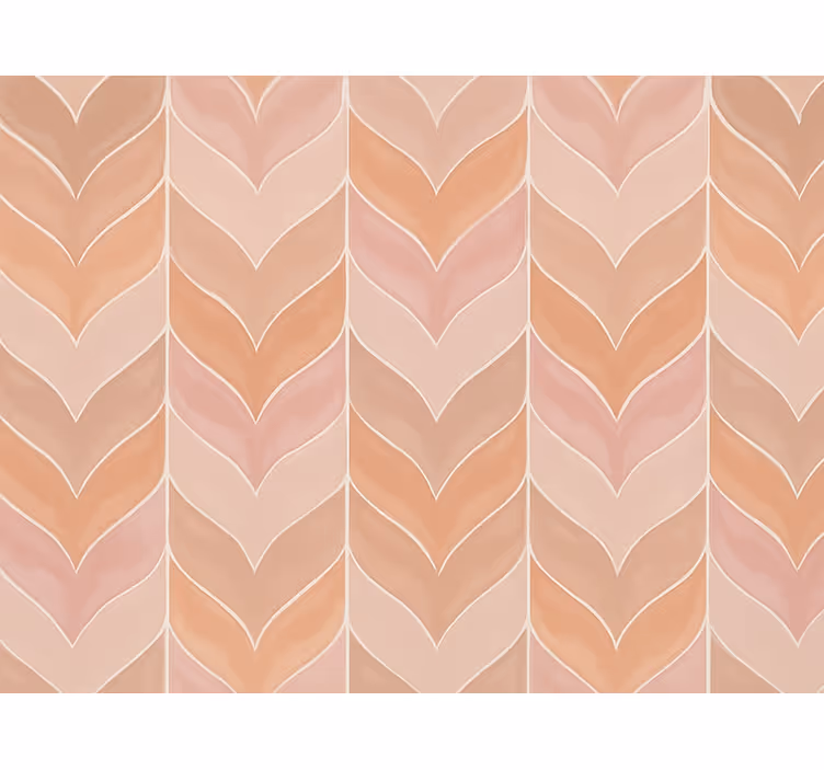 Tapet modern model herringbone roz pal - TenStickers