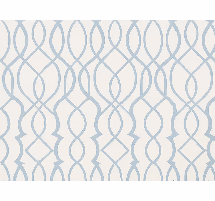 Geometric tapet albastru deschis și aerisit - TenStickers