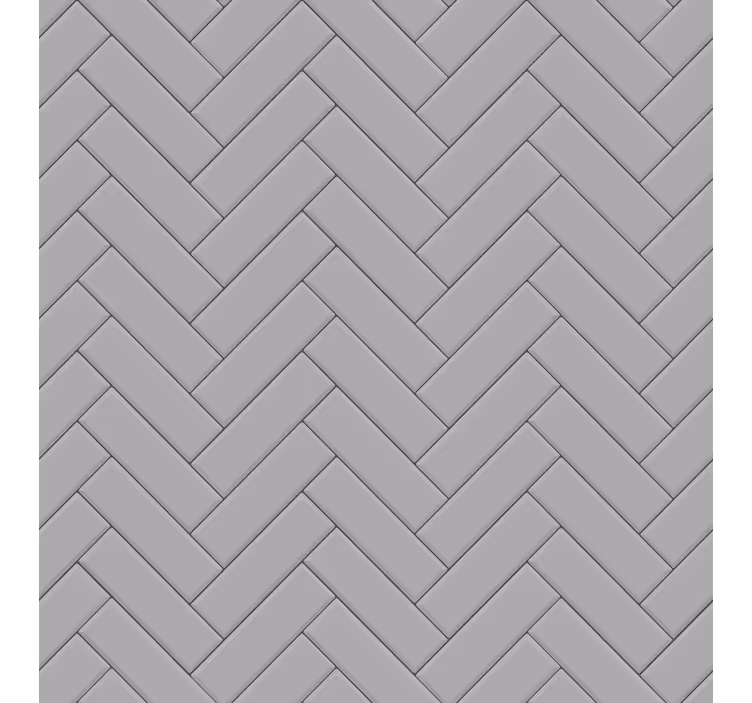 Tapet metal plăci gri în zigzag - TenStickers