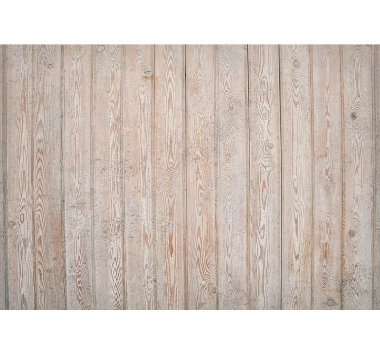 Tapet rustic panouri orizontale maro deschis - TenStickers