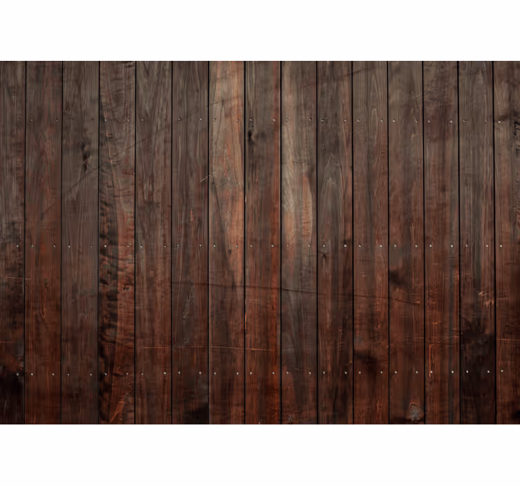 Tapet rustic cu plăci verticale maro texturate - TenStickers