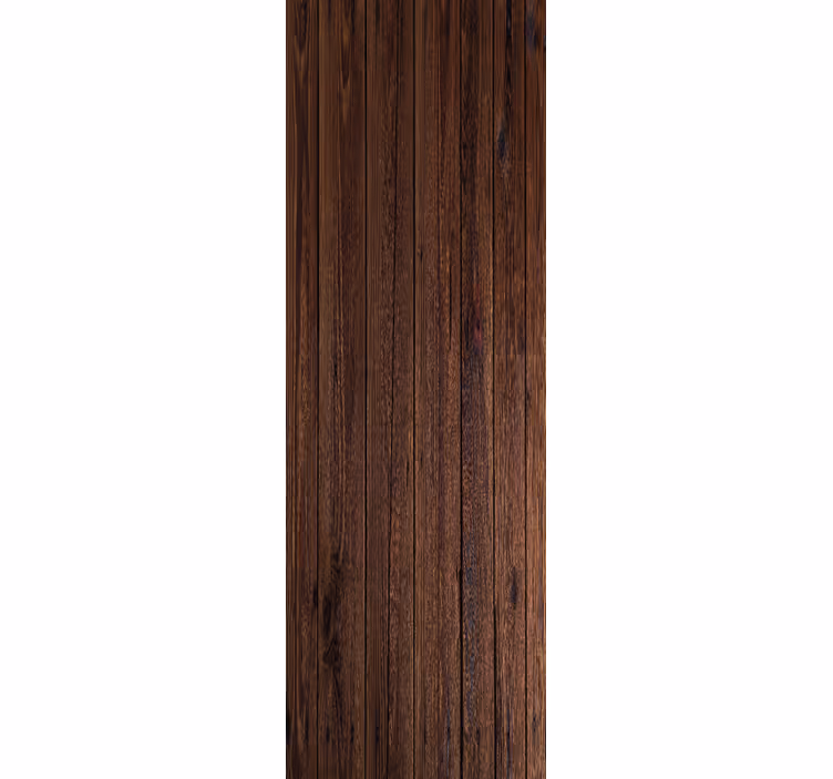 Tapet maro plăci din lemn rustic închis - TenStickers
