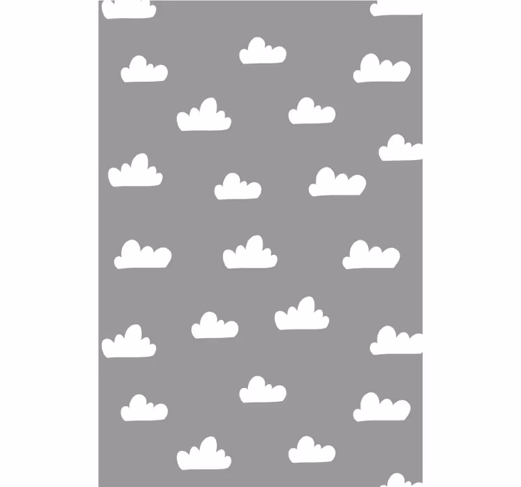 Tapet gri ceruri înnorate - TenStickers