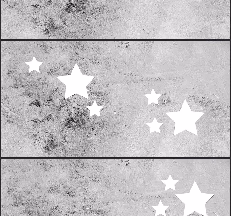 Stele pe tapet texturat din beton - TenStickers