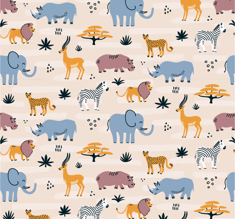 Tapet de animale sălbatice - TenStickers