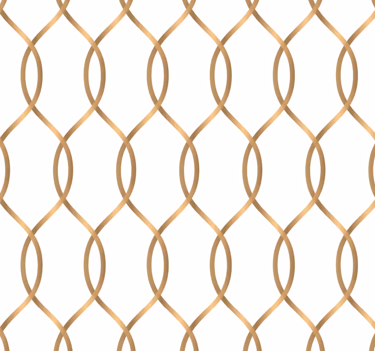 Dungi aurii forme ornamentale tapet - TenStickers