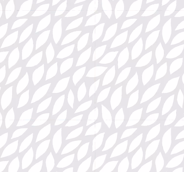Tapet ornamental model cu flori transparente - TenStickers