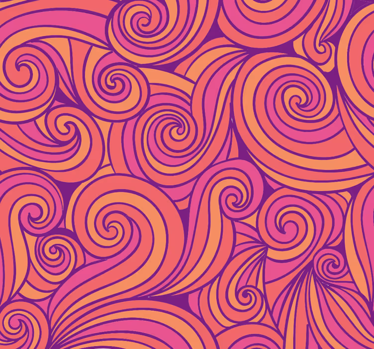 Tapet abstract ondulat - TenStickers