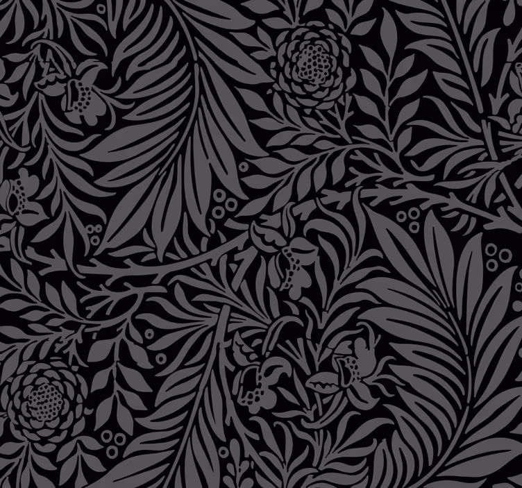 Modele abstracte negre tapet de halloween - TenStickers