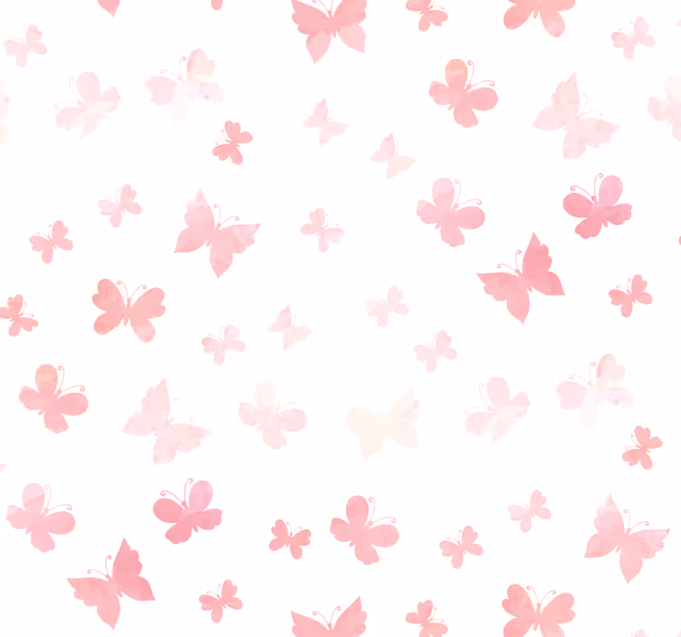 Tapet fluturi roz fluture - TenStickers
