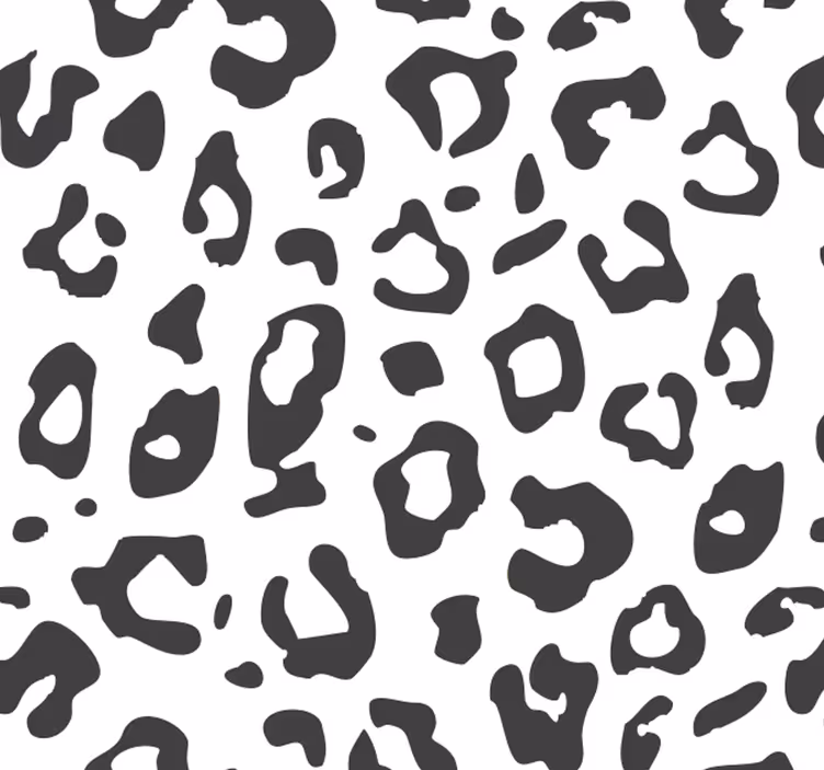 Tapet pentru animale leopard negru - TenStickers