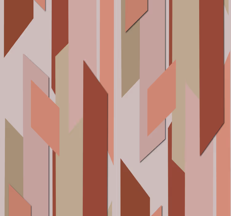 Tapet abstract de câmp de căpșuni - TenStickers