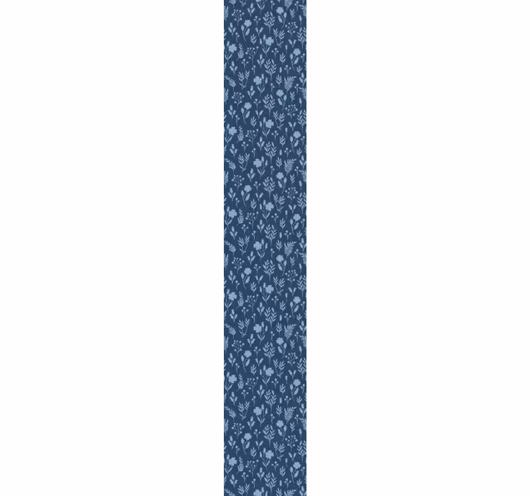 Tapet flori compoziție de frunze florale - TenStickers