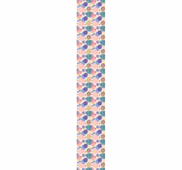 Copii cercuri multicolore tapet patat - TenStickers