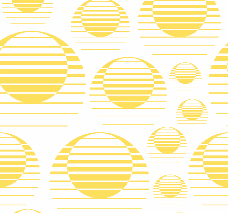 Tapet geometric model de cercuri geometrice - TenStickers