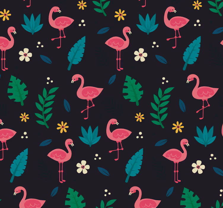 Tapet de animale model flamingo - TenStickers