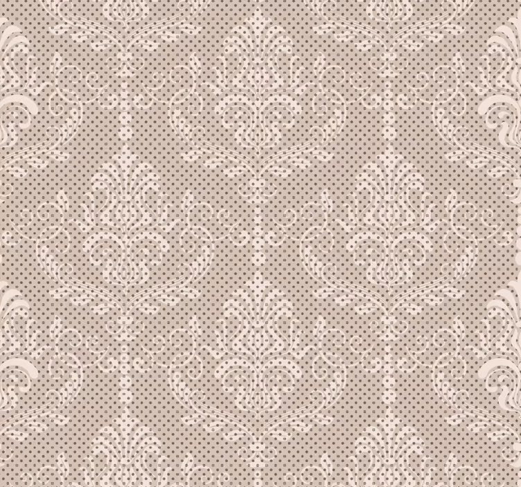 Tapet floral ornamental vintage - TenStickers