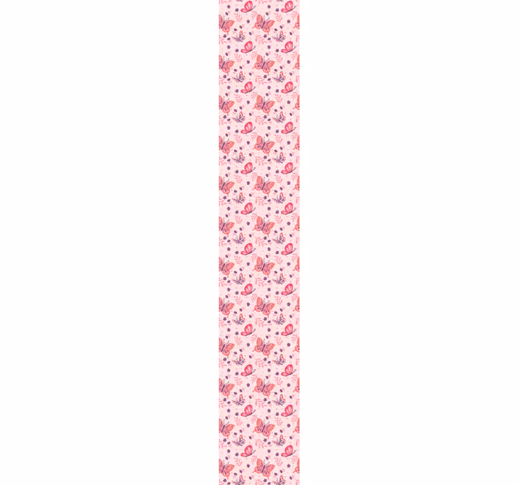 Tapet de fundal roz fluture - TenStickers
