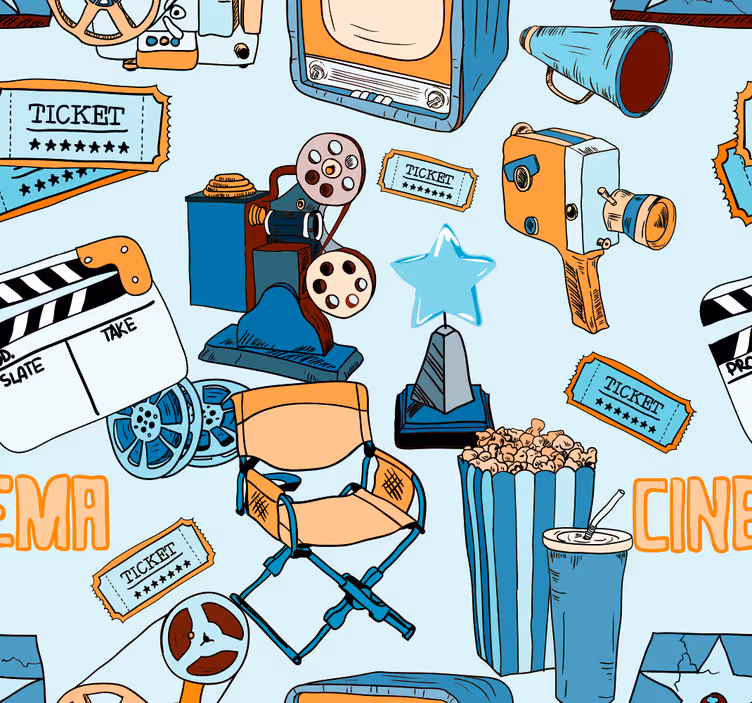 Tapet de noapte pentru film de noapte - TenStickers