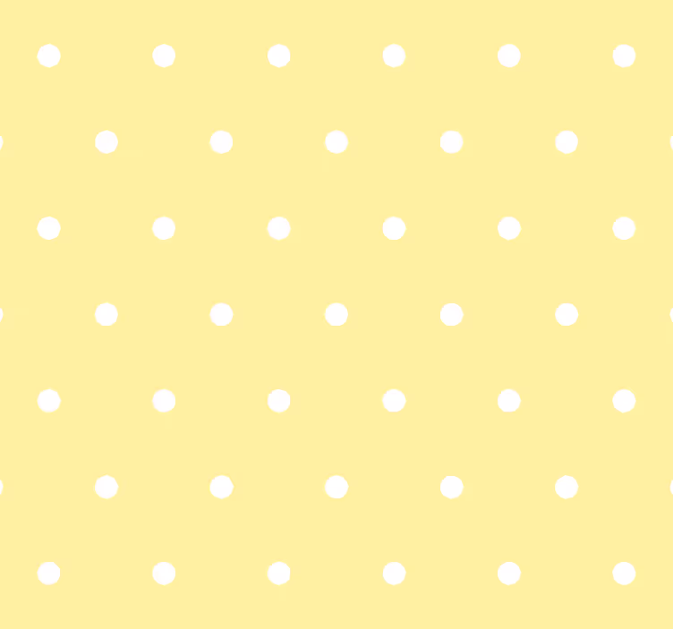 Puncte pe fundal galben tapet spotty - TenStickers
