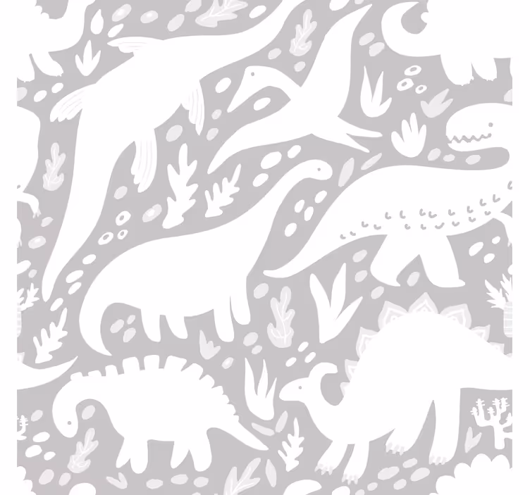 Tapet dinozauri menajeria de dinozauri - TenStickers