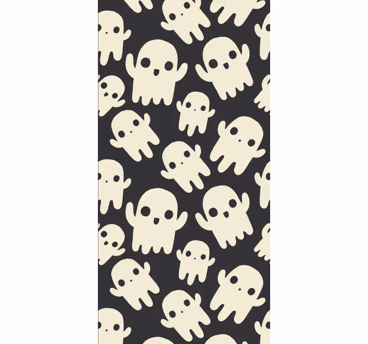 Tapet Halloween model de craniu - TenStickers
