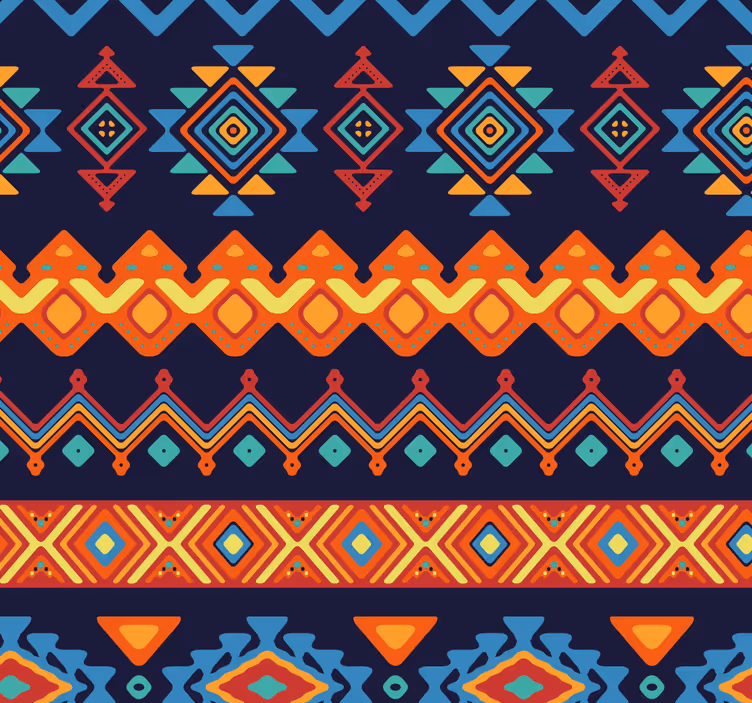 Tapet de artă cu țesături tribale africane - TenStickers