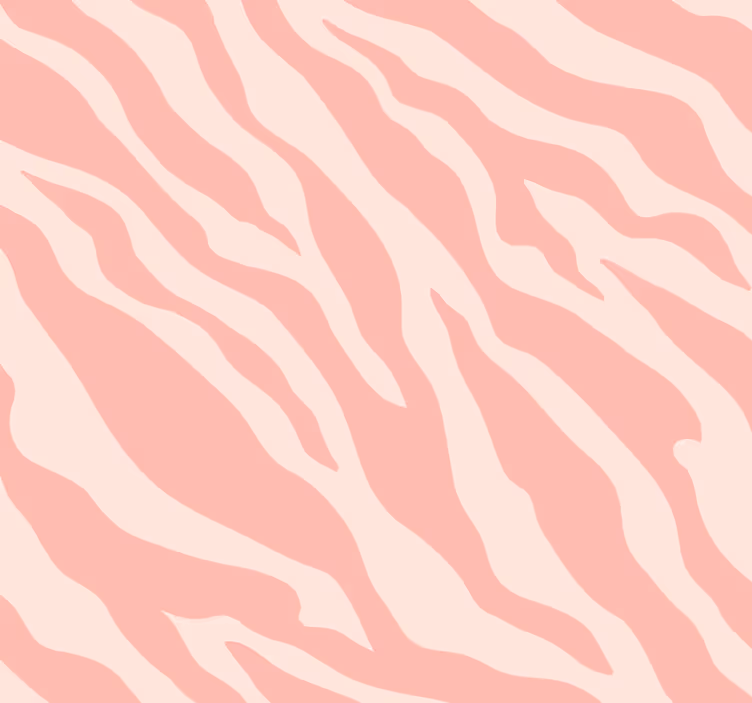 Tapet roz animal imprimat zebra - TenStickers