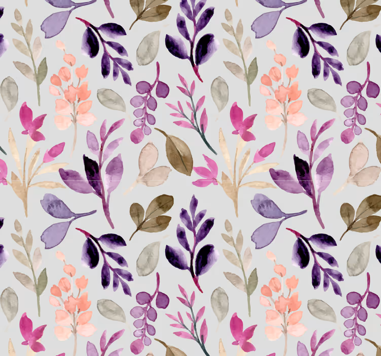 Tapet floral pepiniera botanica - TenStickers