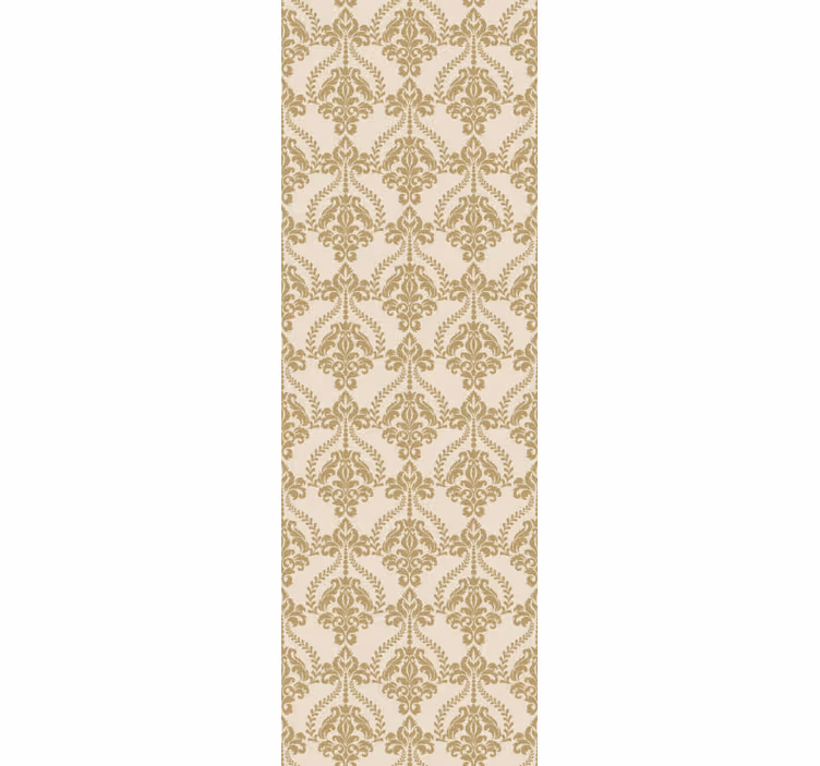 Tapet vintage detalii florale bej - TenStickers