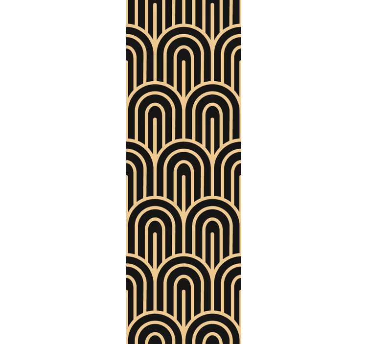 Tapet geometric arcadă geometrică - TenStickers