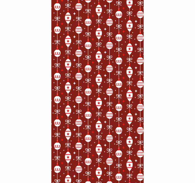 Crăciun tapet motiv festiv de craniu - TenStickers