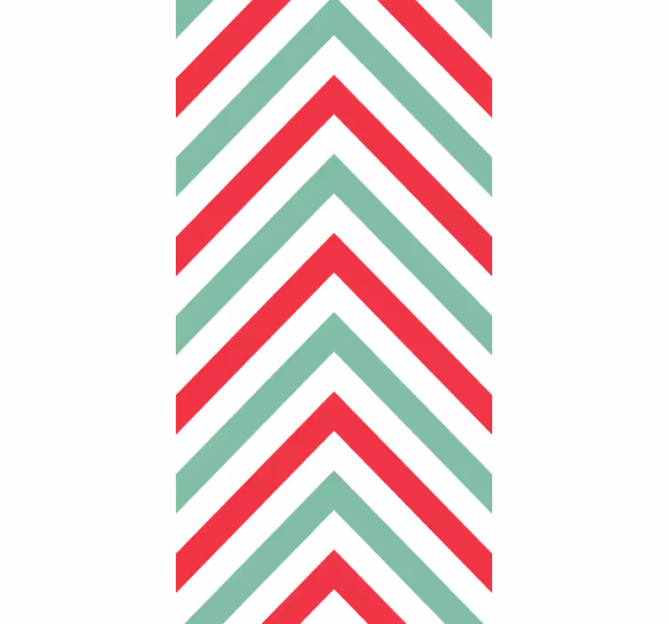 Tapet geometric model în zig-zag chevron - TenStickers