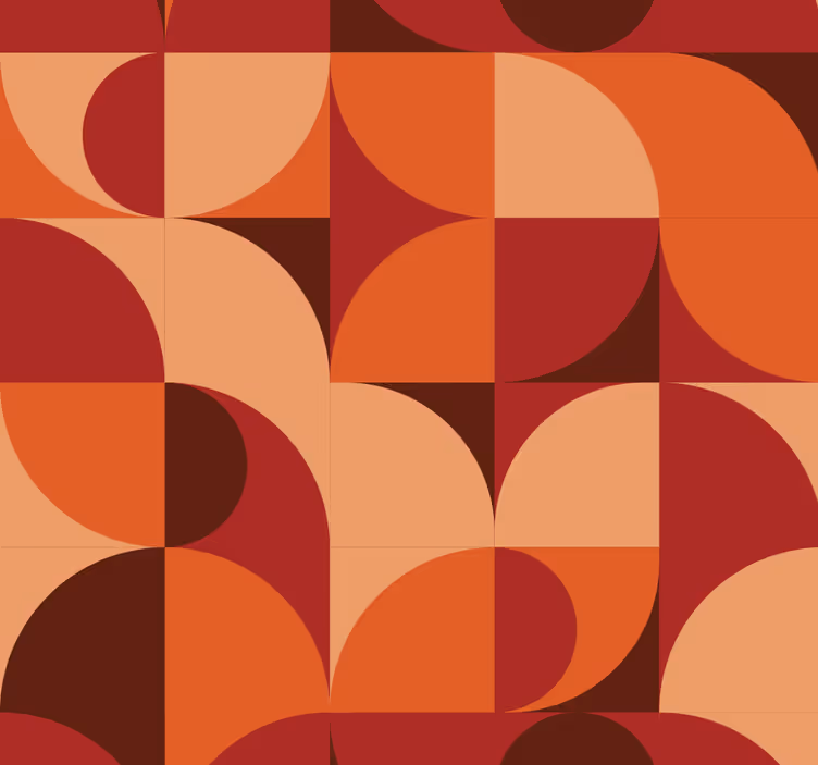 Tapet geometric model geometric retro - TenStickers