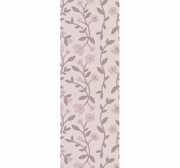 Tapet flori siluete florale elegante - TenStickers
