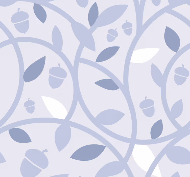 Tapet gresie design elegant cu frunze - TenStickers
