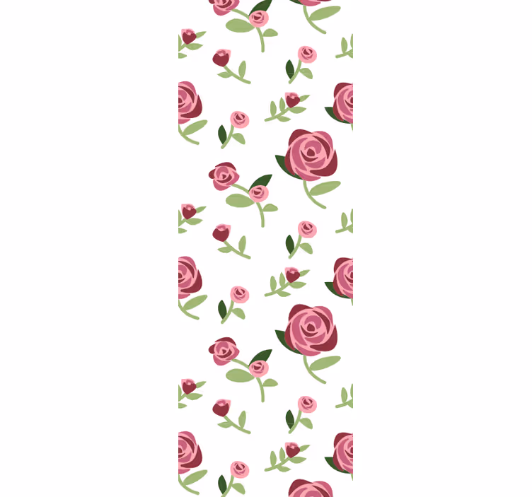 Tapet flori design model trandafir - TenStickers
