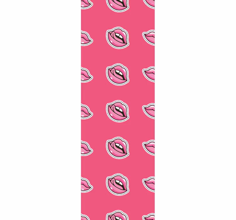 Tapet de artă design model buzelor - TenStickers