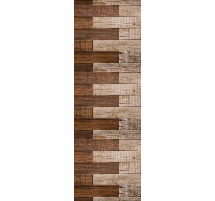 Tapet lemn parchet herringbone - TenStickers