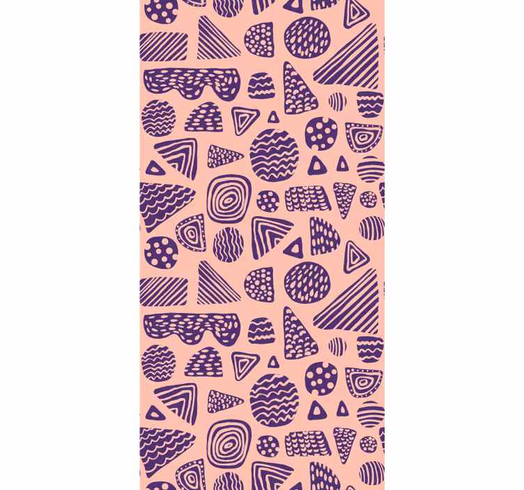 Tapet camera de zi set forme geometrice - TenStickers