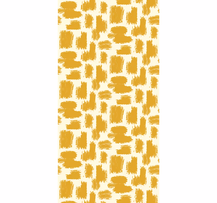 Tapet abstract cu vopsea galbenă - TenStickers