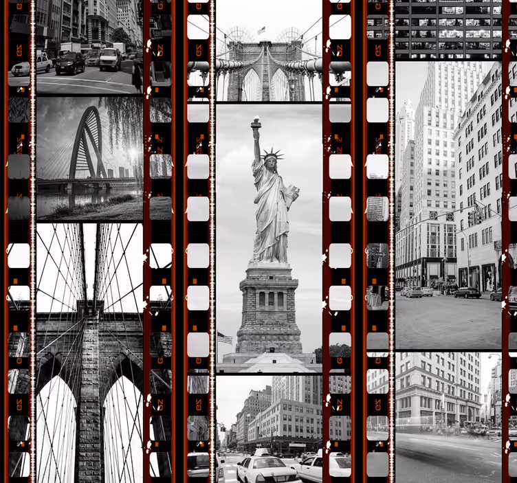 Colaj de tapet new york - TenStickers