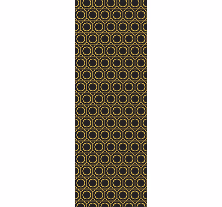 Tapet geometric inele geometrice - TenStickers