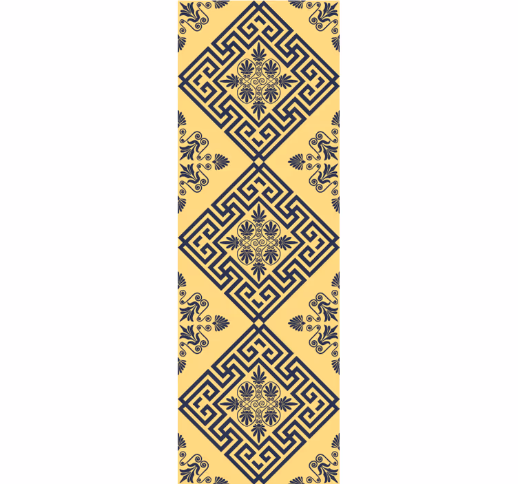 Tapet gresie țiglă geometrică - TenStickers