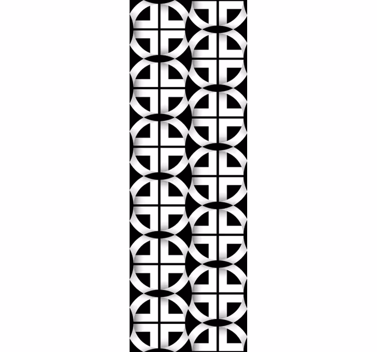 Tapet 3d alb-negru - TenStickers