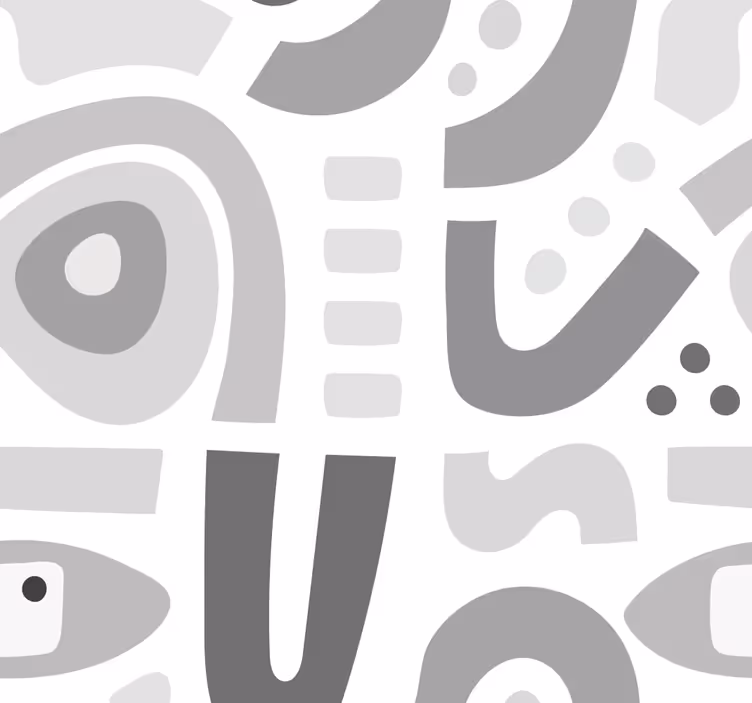 Tapet geometric forme geometrice abstracte - TenStickers