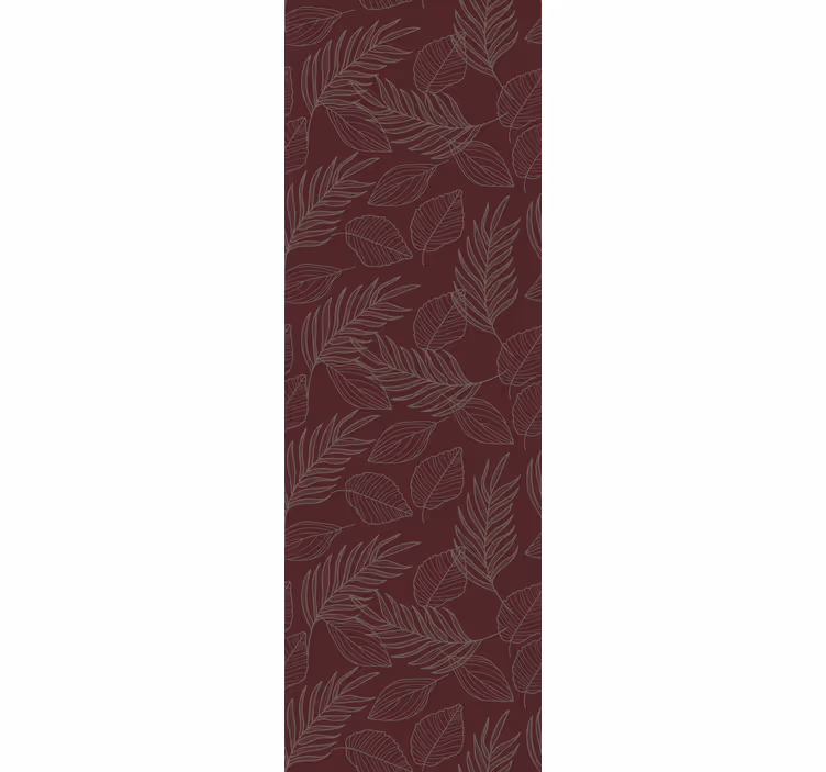 Tapet de frunze designul frunzelor botanice - TenStickers