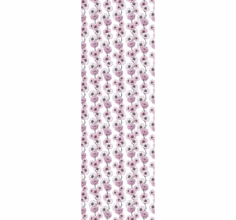 Tapet flori flori florale - TenStickers