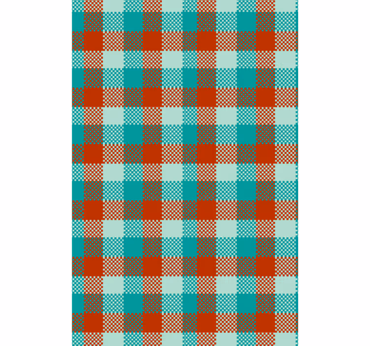 Tapet geometric model vichy - TenStickers