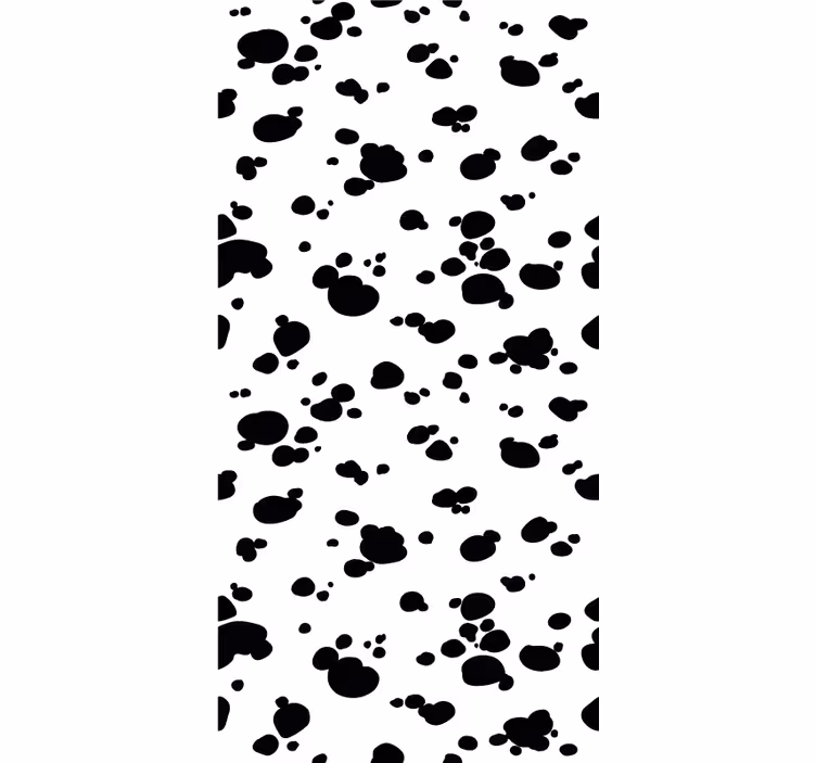Câine tapet model de amprentă de labă - TenStickers